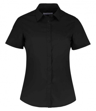 Kustom Kit K241 Ladies Short Sleeve Tailored Poplin Shirt